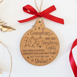 Mitarbeiter Weihnachtsschmuck, Büro Geschenk, Weihnachtsgeschenk für Mitarbeiter