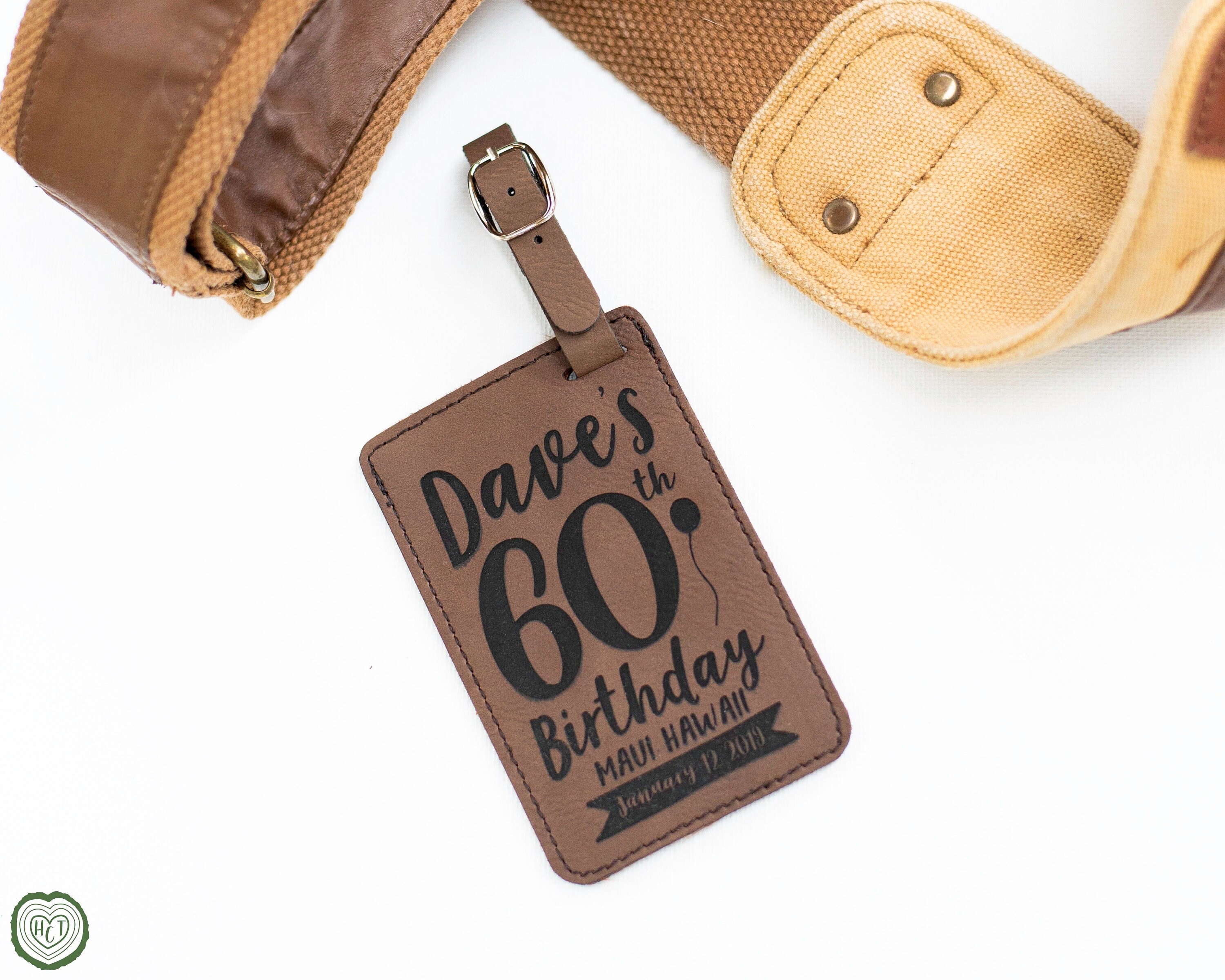 Group Travel Gift Personalized Luggage Tag Birthday Travel Etsy