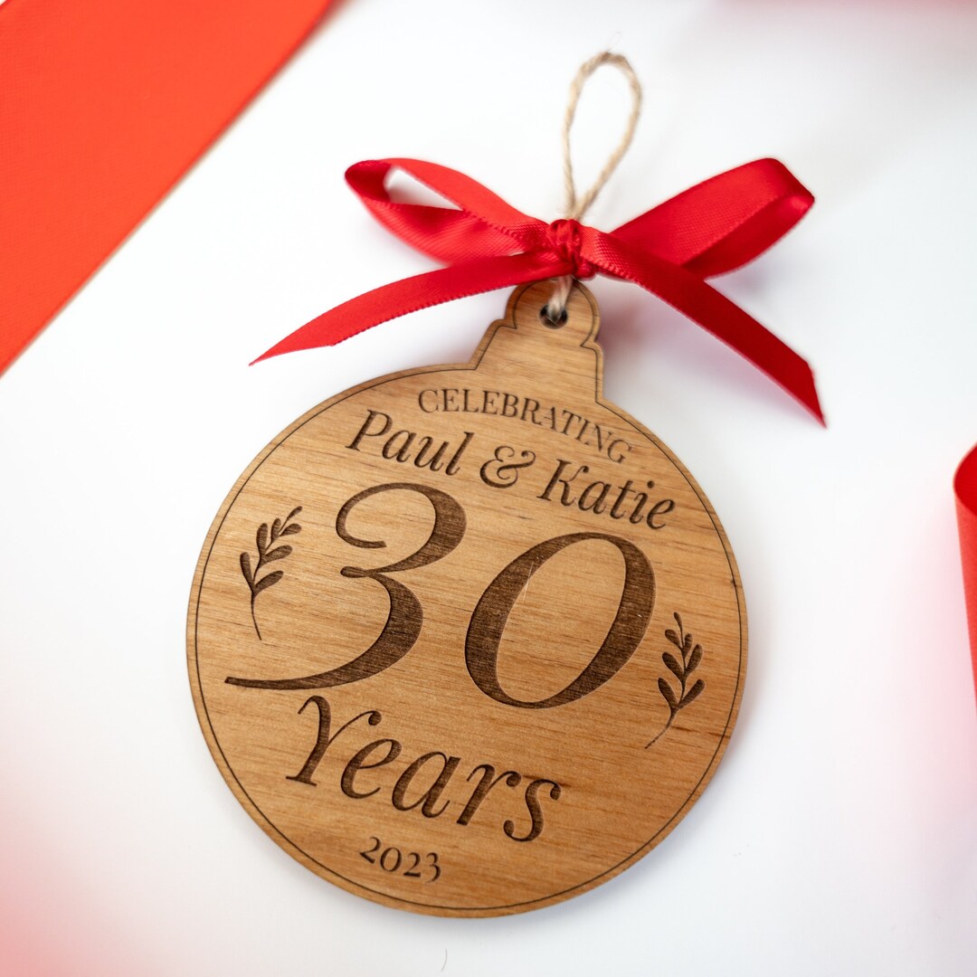 30th Anniversary Christmas Ornament 