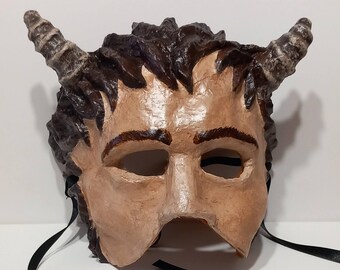 Papier Mache Faun Mask