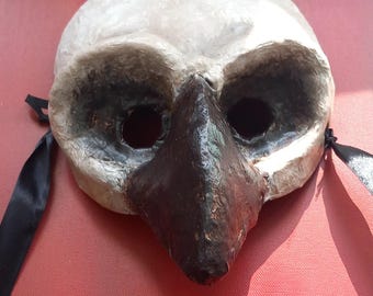 Papier Mache Bird Mask