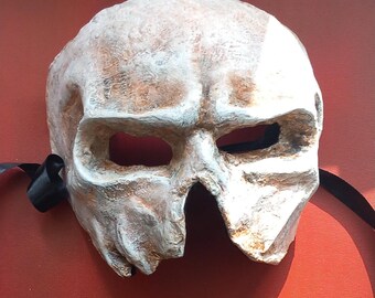 Papier Mache Skull Mask
