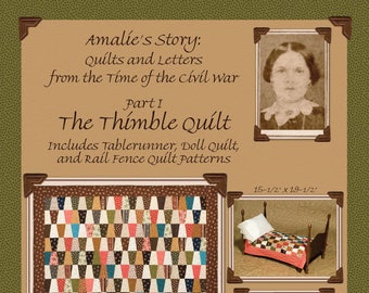 Darlene Zimmerman set of FIVE patterns-- Amalie's Story: Quilts and Letters from the Time of the Civil War