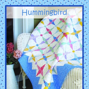 Hummingbird; a 1930s style pattern by Darlene Zimmerman, Digital only. Easy new method!