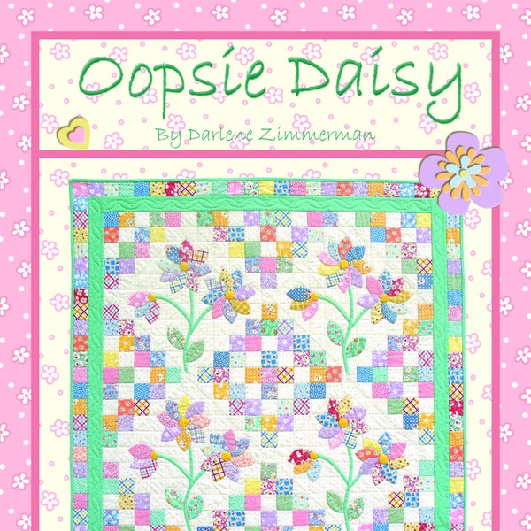 Oopsie Daisy, adorable 1930s style pattern by Darlene Zimmerman