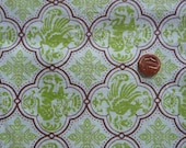 Vintage Feedsack, Lime Green with Dragons and Deer Oriental design, full size, mint condition