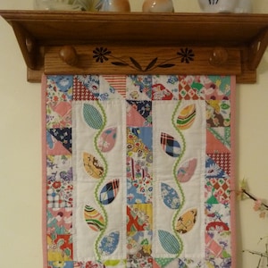 Feedsack Doll Quilt Kit; feedsack booklet, fabric, feedsack squares, floss and rickrack included, Darlene Zimmerman designer/author