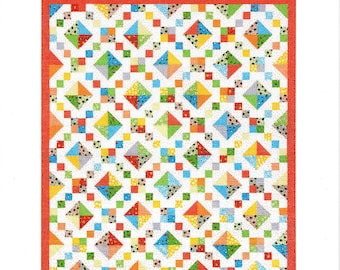 Quilt Kit-- Nostalgia by Darlene Zimmerman for Robert Kaufman. Generous 68" x 76". Includes pattern and binding.