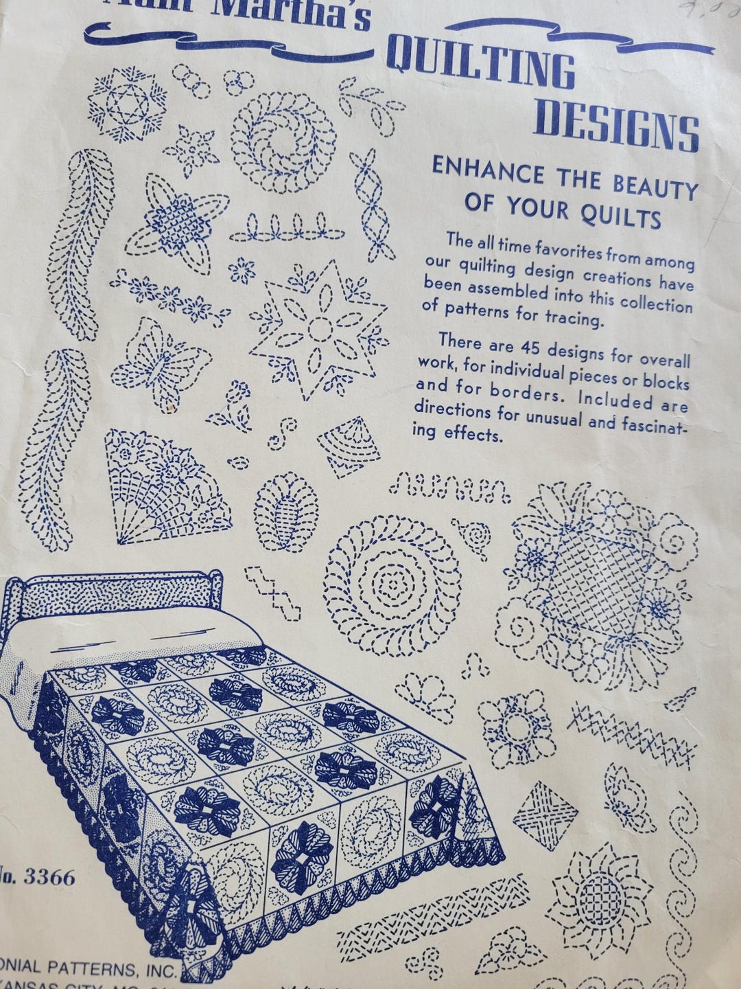Vintage Aunt Martha's Quilting Designs and Book by Gwen Marston - Etsy