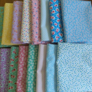 Southern Belles collection, 16 fat quarters, by Darlene Zimmerman for Robert Kaufman Co. fabrics