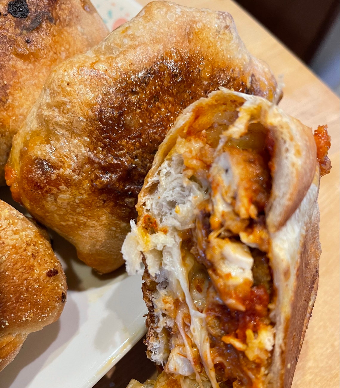 Pepperoni and Cheese Stuffed Bread Italian Stuffed Baked Etsy