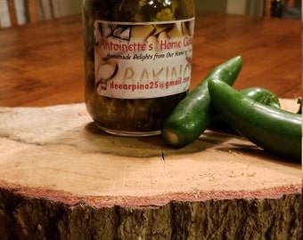 Jalapeno Candy, Candied Jalapeno, Spicy Peppers, Sandwich and Grilling Toppers, Cowboy Candy