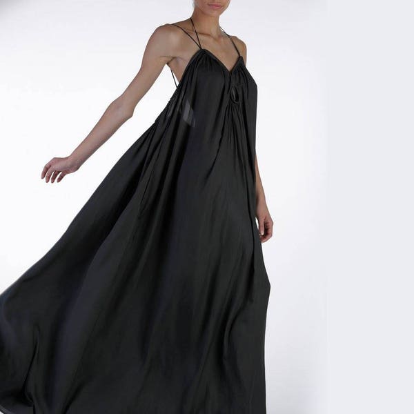 Maxi Dress, Plus Size Maxi Dress, Summer Maxi Dress, Gothic Dress, Black Maxi Dress, Kaftan Dress, Long Plus Size Dress, Plus Size Clothing