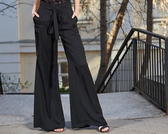 High Waisted Trousers - Etsy