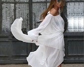Summer Maxi Dress, Plus Size Maxi Dress, Kimono Dress, Plus Size White Dress, White Summer Dress, Plus Size Dress, Beach Dress, Kaftan Dress