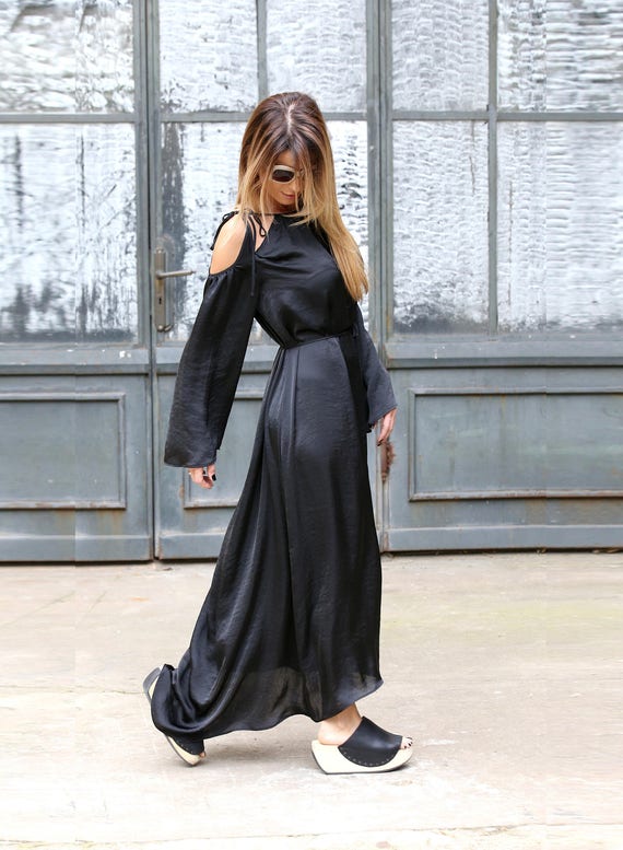 Dress for Women, Black Maxi Dress, Plus Size Maxi Dress, Gothic