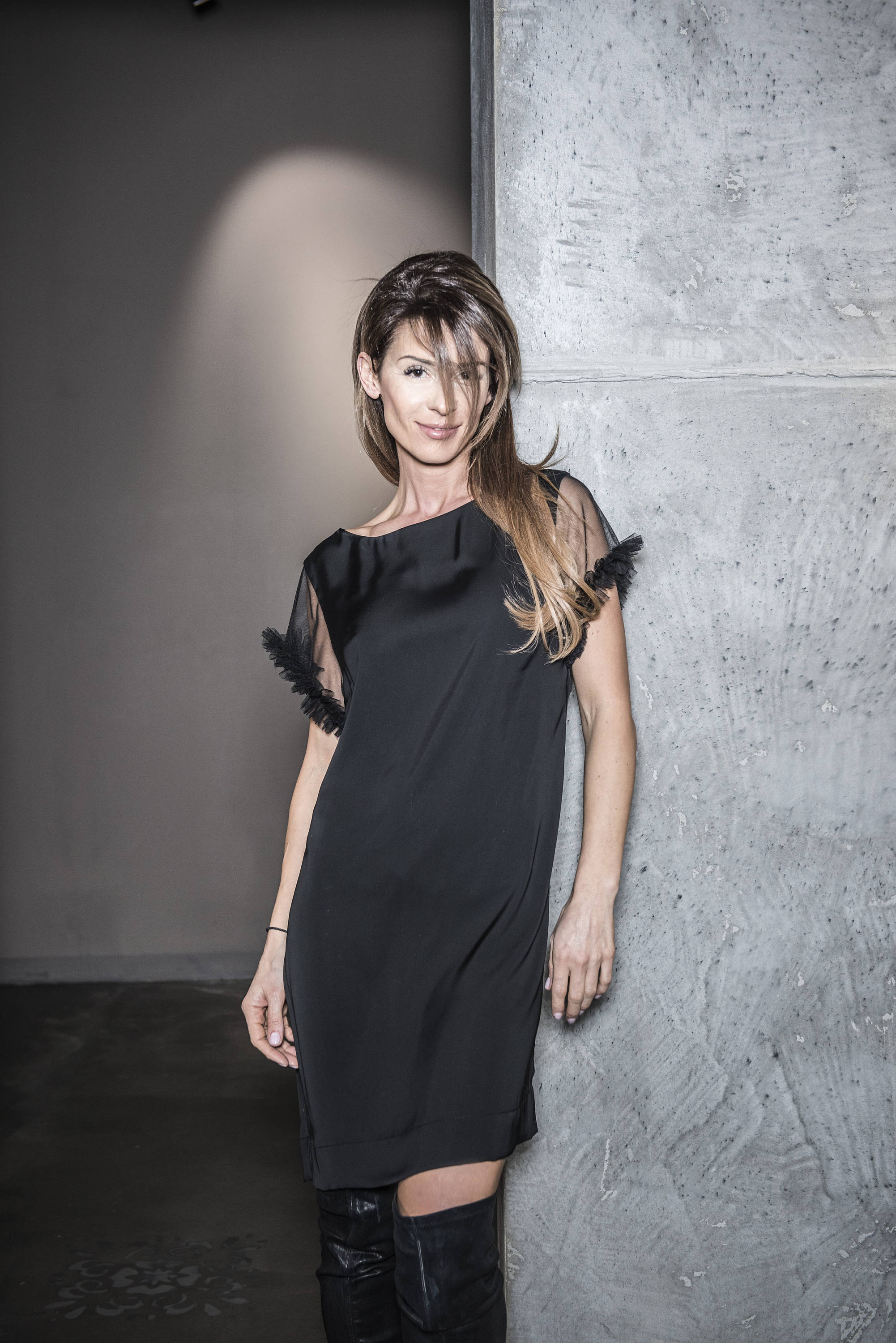 Tüll kleid kurz schwarz