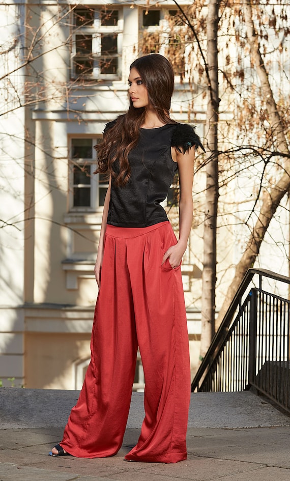 plus size maxi pants