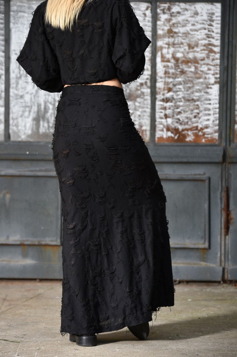 Stephanie Maxi Skirt Black