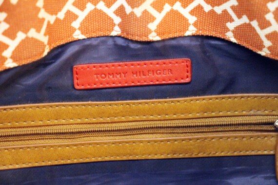 Tommy Hilfiger canvas handbag tote FREE SHIPPING - image 3