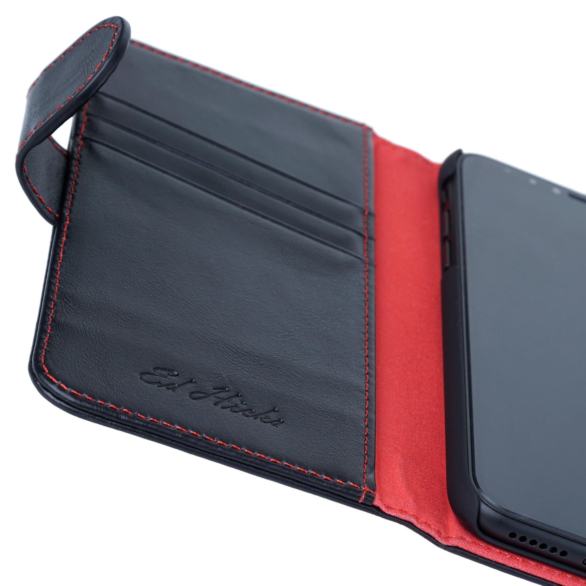 Premium Real Leather iPhone XR Wallet Case PERSONALISATION Etsy