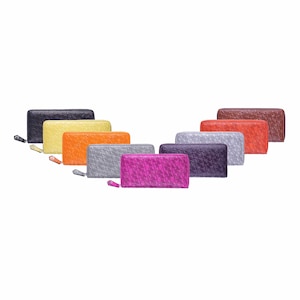 Couro britânico de luxo, bolsas e carteiras femininas - bolsas coloridas com zíper