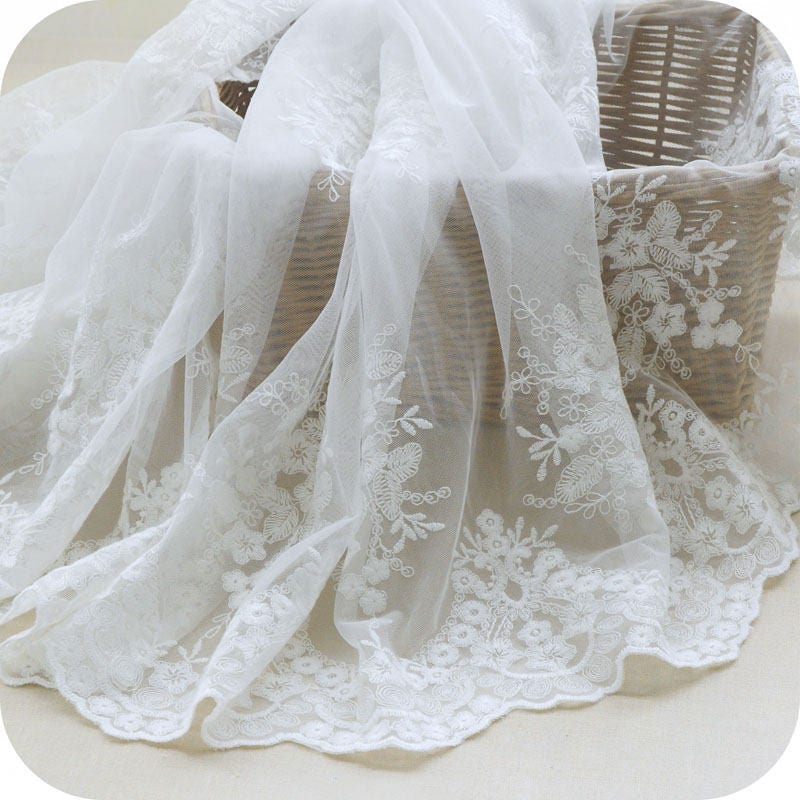 Off White Floral broderie dentelle tissu Home Decor Rideau tissu dentelle mariage robe robe dentelle vente par l’yard Off White Floral broderie dentelle tissu tissu dentelle Home Decor Rideau tissu dentelle mariage robe robe dentelle vente par l’yard 42baf4