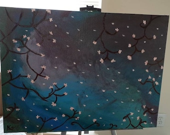Flowery night sky