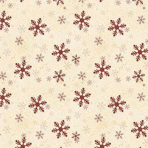 Carte postale Noël par Davis Studio Light Butter Snowflakes # Y3513-58