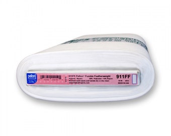 Fusible Feather To Midweight Pellon 20in  White # 911FFPWHT
