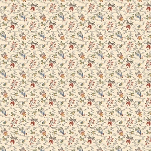 Sturbridge Floral Petites by Pam Buda Cream Garden Party # R170709D-CREAM