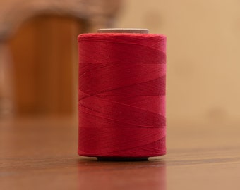 Star Coats and Clark  Cotton Thread For Sewing, Machine Quilting & Crafting Red V37 L8 128