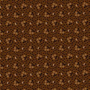 Forevermore by Pam Buda Collection Brown Spoon Flowers # 0856-0113