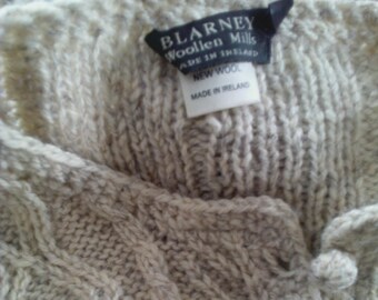 Simple Irish Wool Sweater