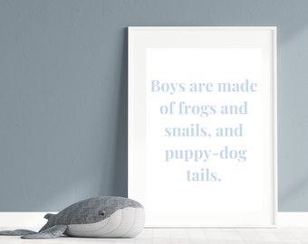 Boys are Made of... Print