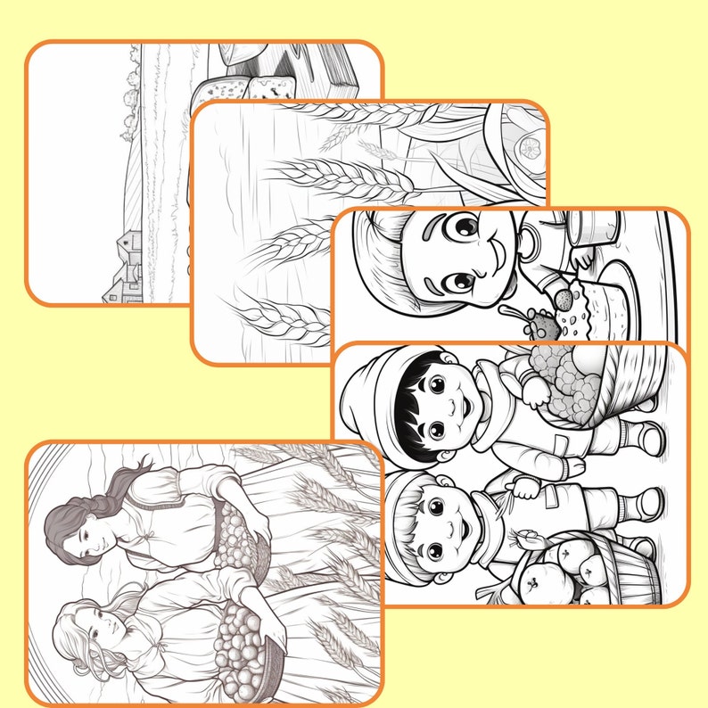 SHAVUOT FUN | Coloring Book for Kids! | Print and Color| Coloring Book ...