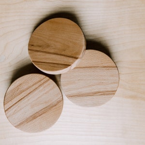 Beechwood Maple Accent Knob-For wall art, macrame, the &quot;Lyric&quot;, boho wallhangings