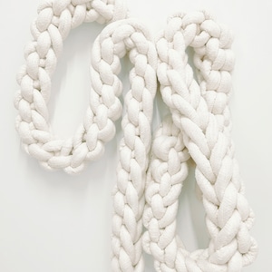 MACROweave-oversized macrame, cotton piping macrame, extra large weaving