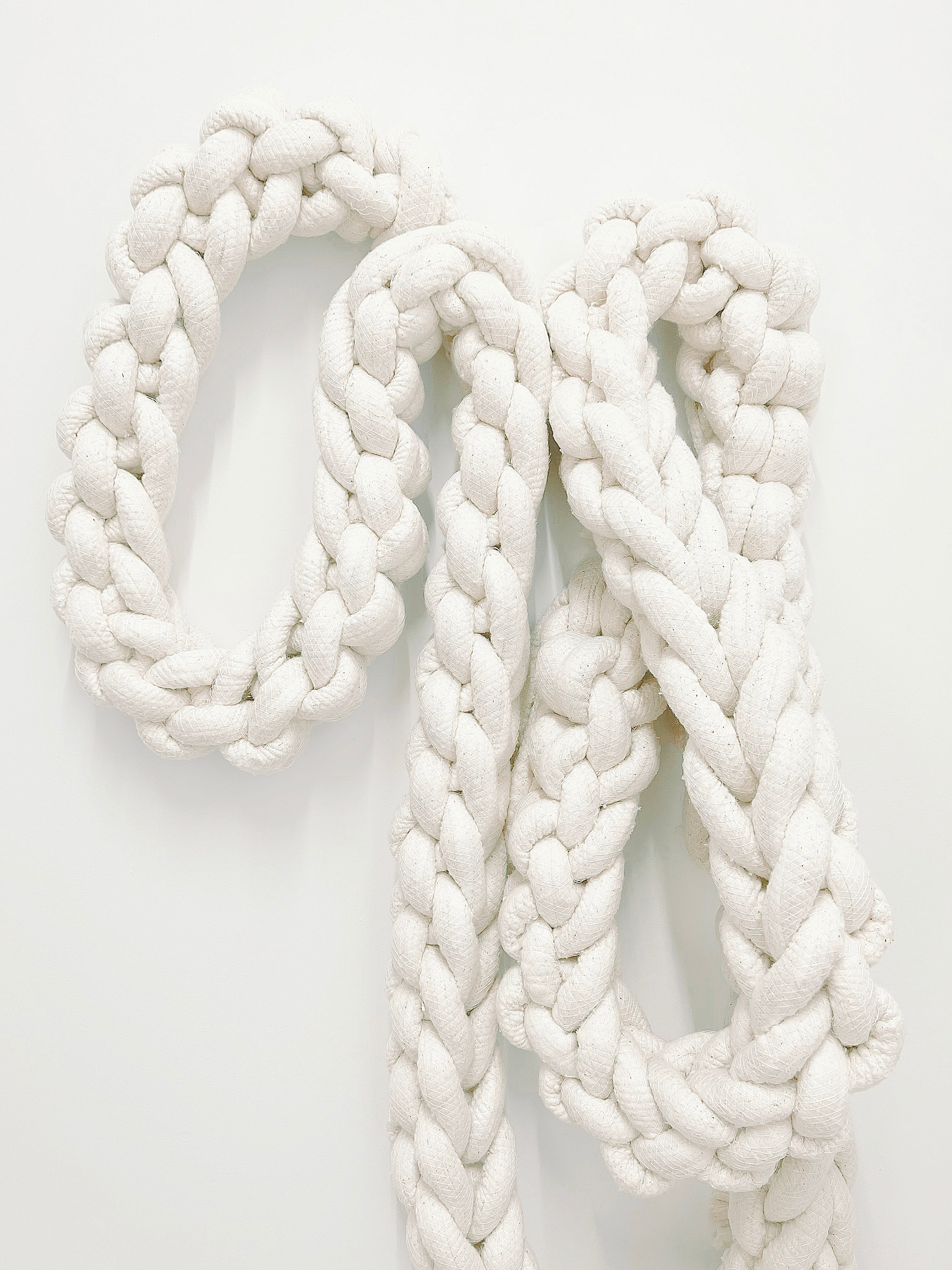 MACROweave-oversized macrame, cotton piping macrame, extra large weaving