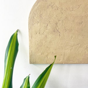 Totem-&quot;Fermata&quot; Textured Modern Arch, Wooden Arch, Arch Wall Decor, Scandinavian Wood Wallhanging