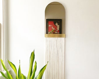 AS IS Bronze "Aria Svara" with ivory fringe and brass accent bar #58 ,#31, #34