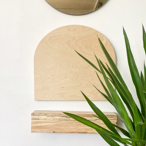 Totemfermata Unfinished Modern Arch Wooden Arch Etsy