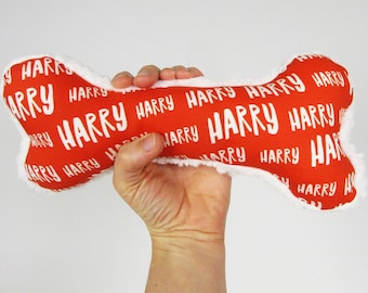Small size - Custom dog name toy - Personalized dog toy - Custom dog name - Custom dog toy -Bone dog toy - Personalized dog name - New Puppy