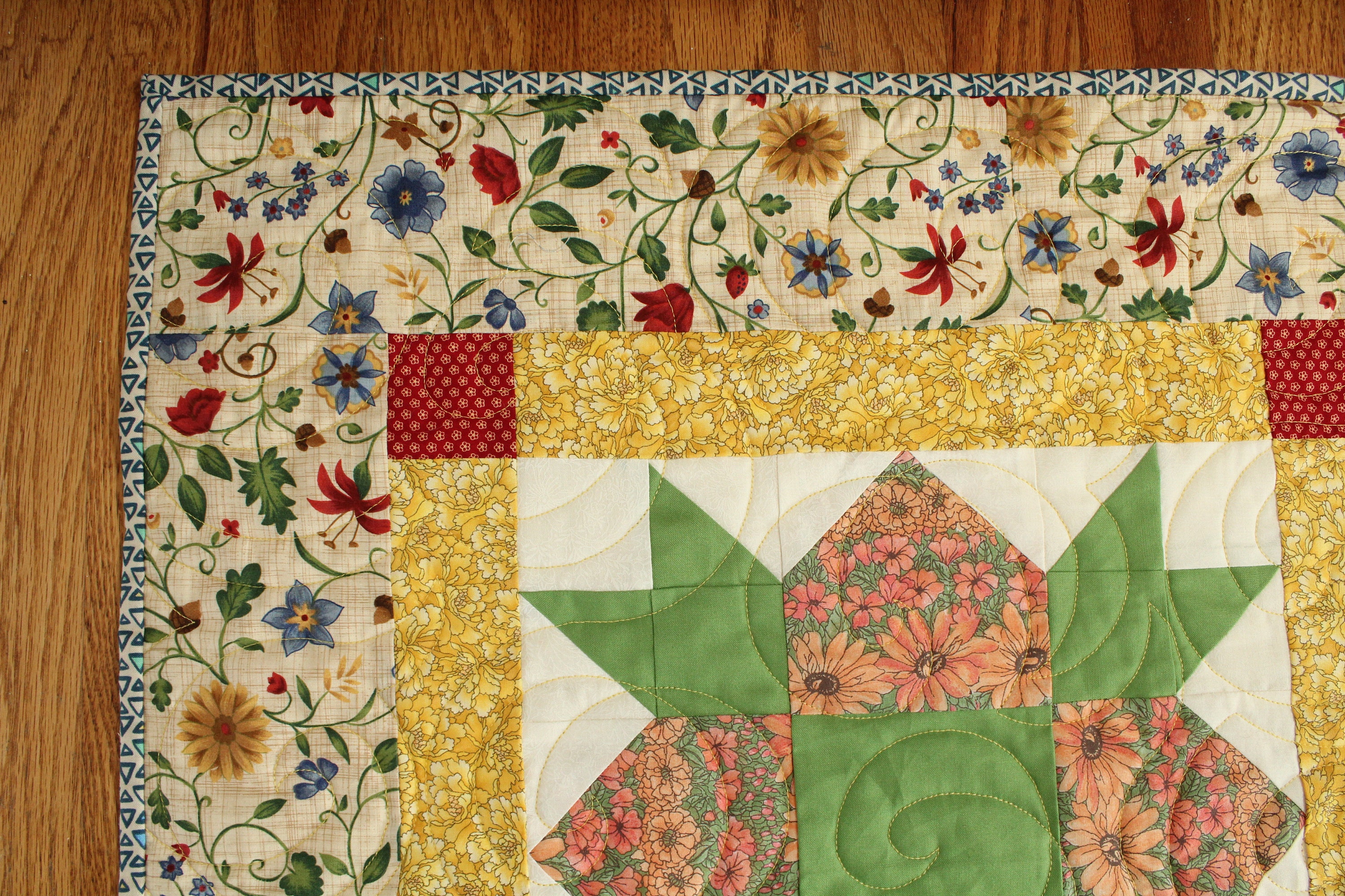 Scrappy Star 64 X 64 Lap Quilt - Etsy