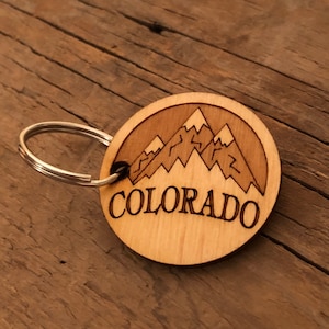 Colorado Mountains Key-chain / Charm