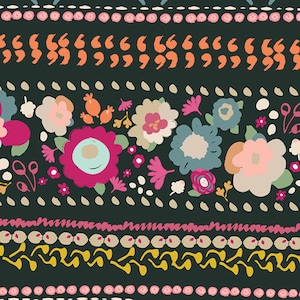 Art Gallery Knit fabric, Indie Bohemian &quot;Boho Quest Night&quot; by Pat Bravo, Boho Knit Fabric,Apparel Fabric