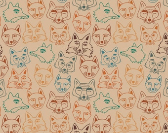 Timberline Stoff “Hello Fox Oak” von Jessica Swift by AGF Studio for Art Gallery Fabrics, 100% Baumwolle Quilt Stoff