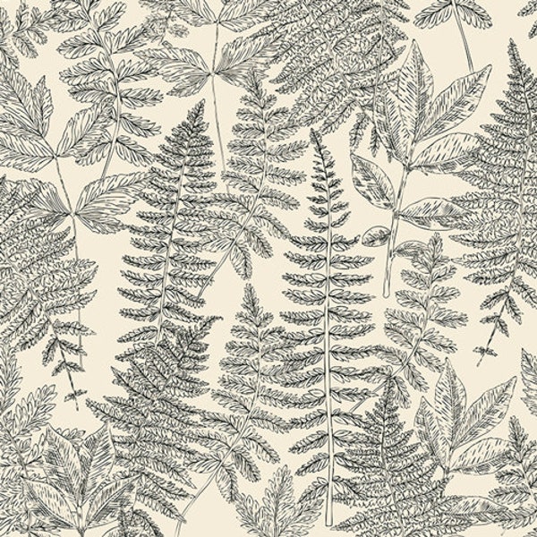 27" The Season of Tribute - Roots of Nature Fabric "Green Thumb Three" for Art Gallery Fabrics by Bonnie Christine, 100% Cotton Fabric