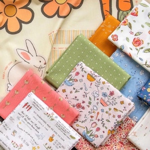 11 Bedtime stories Fat Quarter Fabric Bundle, Full Collection from Art Gallery Fabrics,100% Cotton Quilt Fabric