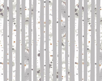 Blithe Fabric "Glacier Path Silver" for Art Gallery Fabrics by Katarina Roccella, 100% Cotton Fabric